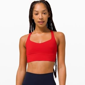 Lululemon Free to Be Longline Bra - red
